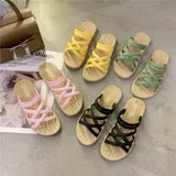 Летние универсальные босоножки, модные тапочки для школьников и студентов, в корейском стиле, популярно в интернете