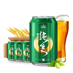 珠江啤酒特制纯生330ml*6罐