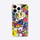 Glossy Sticker Bomb Illustration Pattern Phone Cases – Funny Animal Movies – Pro/Plus/Max/Air – iPhone 17, iPhone 16, iPhone 15, iPhone 14, iPhone 13, iPhone 12