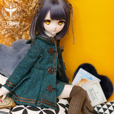Одежда для кукол BJD 现货三万院长dh/4分 绿松冬天四分娃衣bjd