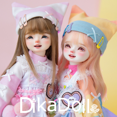 taobao agent [30,000 Dean] Dikadoll DK6 points BB baby clothing neon steam BJD cute suspender skirt set