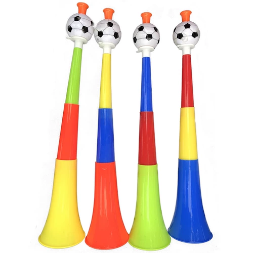 Пластиковый футбольный мегафон для вечеринки, реквизит для фотографии, игрушка