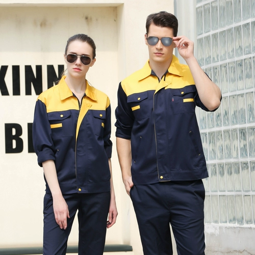 Хлопковый комбинезон, износостойкий осенний лонгслив для работы, делается под заказ