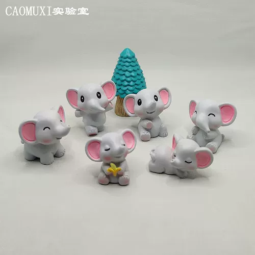Мультяшная милая маленькая модель животного, настольная кукла, микро пейзаж, подарок на день рождения