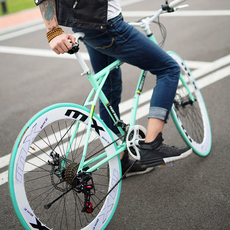 Велосипед с глухой передачей 【网红】死飞变速自行车