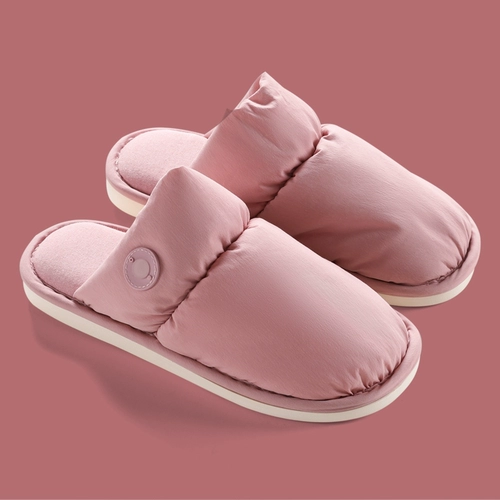 朴西 Удерживающие тепло нескользящие утепленные демисезонные тапочки для влюбленных