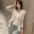 Phụ nữ mùa xuân mới 2021 tính khí thời trang phù hợp với tất cả các xu hướng áo khoác nhỏ chuyên nghiệp mặc phù hợp với quần áo mỏng giản dị - Business Suit