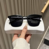 Половина кадра солнцезащитные очки для мужчин, управляющих 2024 Новые поляризованные солнцезащитные очки высокой четко