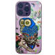 Trippy 3D Owl Cases Covers Embroidered iPhone 15, iPhone 14, iPhone 13, iPhone 12, iPhone 11