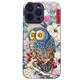 Trippy 3D Owl Cases Covers Embroidered iPhone 15, iPhone 14, iPhone 13, iPhone 12, iPhone 11
