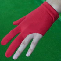 Красный бильярд, перчатки