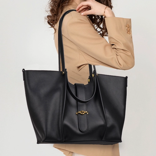 Вместительная и большая портативная сумка на одно плечо, из натуральной кожи, коллекция 2023, премиум класс