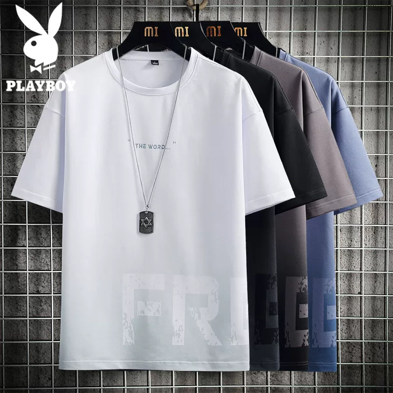Playboy, universal base body-friendly short sleeve T-shirt, oversize