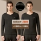 Черный+черный [v -neck бархатный обновление более толстое значение 2 набор]