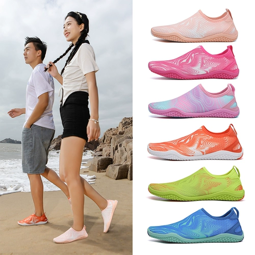 Летняя быстросохнущая нескользящая дышащая пляжная обувь подходит для мужчин и женщин для плавания, мягкая подошва