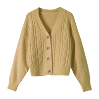 Желтый осенний дизайнерский свитер, городской стиль, тренд сезона