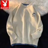 Playboy, комплект, мужской демисезонный утепленный зимний трикотажный свитер