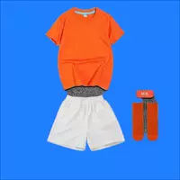 Оранжевые+шорты+носки