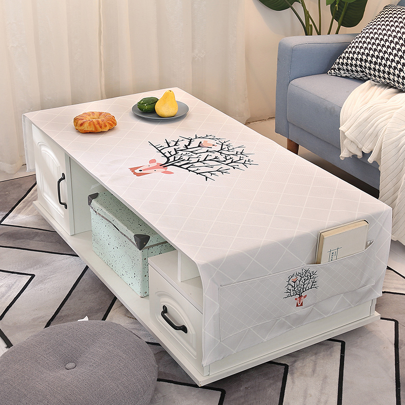 net red ins wind coffee table cloth waterproof disposable anti-scalding cotton linen cloth art rectangular table mat small coffee table tablecloth nordic