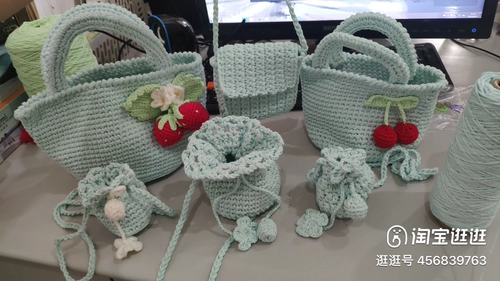 Шарф, свитер, набор материалов, барсетка, вязаная сумка ручной работы, «сделай сам», 500 грамм