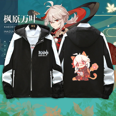 taobao agent Yuan Shenfeng Yuanmianye Game Anime clothes Male youth two -dimensional jacket leisure versatile hooded jacket hyedic