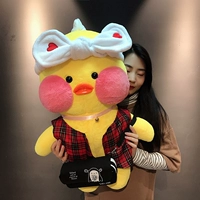 Желтая утка Bai Aixin Hair Red Plaid Cardigan черная сумка