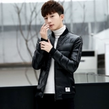 Зимняя мужская куртка, короткий демисезонный трендовый пуховик, 2019, в корейском стиле