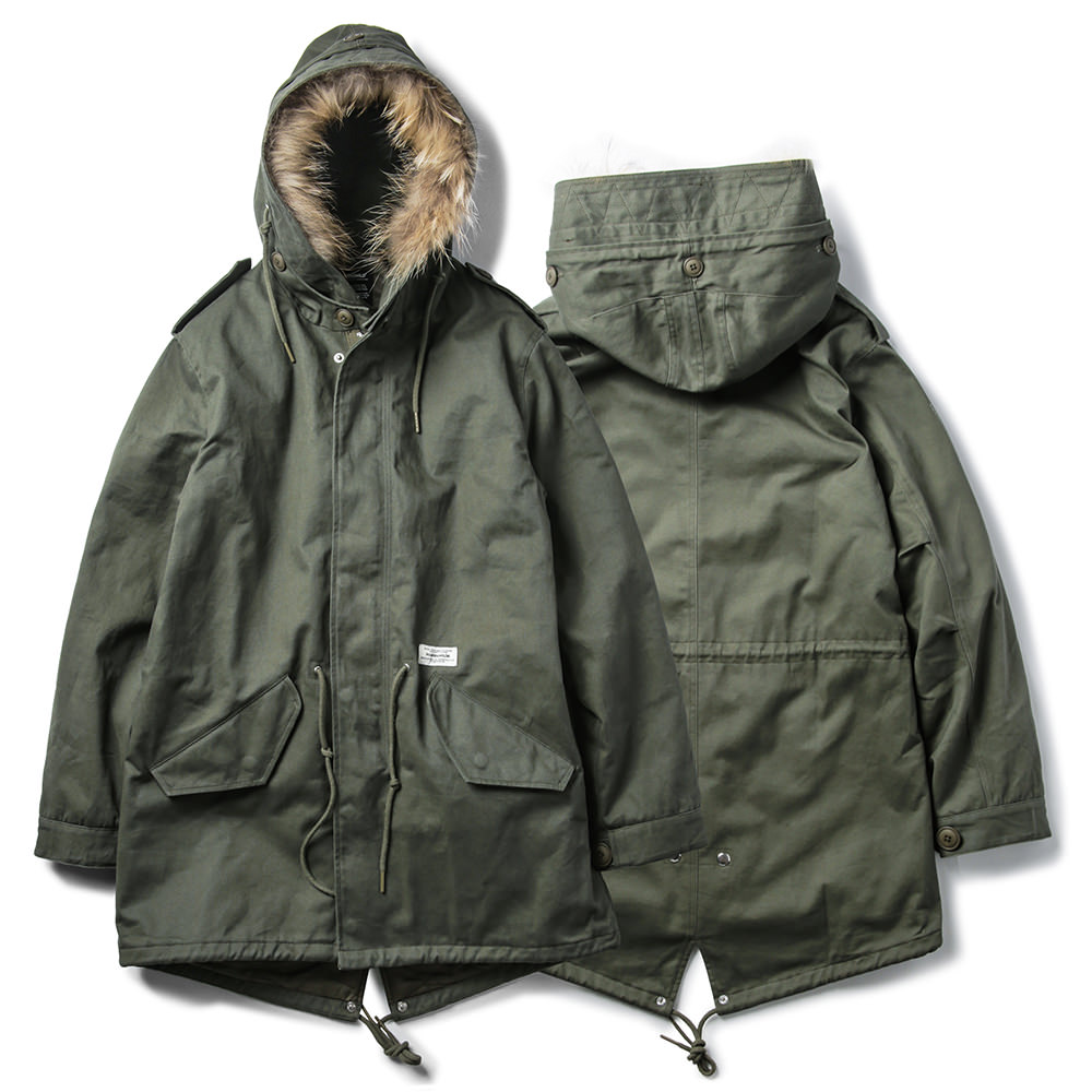 roaringwild 16aw m-51 parka / c-jkt 軍綠夾棉毛領m51風衣