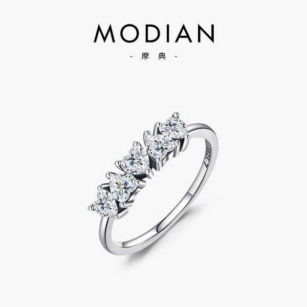 Милое небольшое дизайнерское кольцо с камнем в форме сердца с цирконом, в корейском стиле, серебро 925 пробы, японские и корейские, тренд сезона