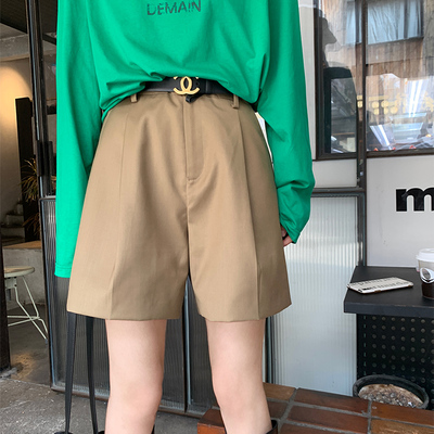 taobao agent Colored mini-skirt, autumn shorts, jeans, high waist, A-line, 2022 collection