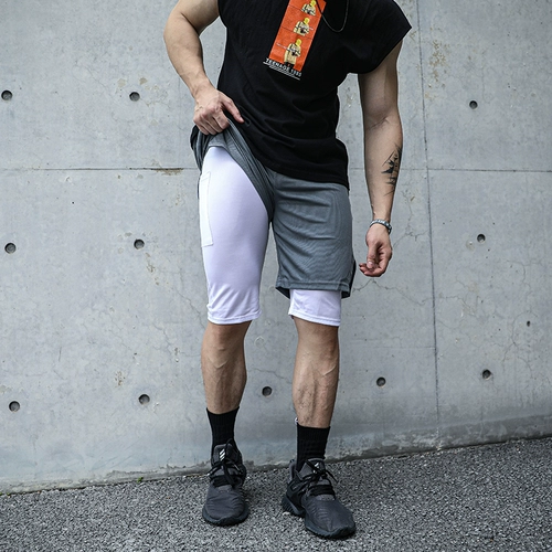 Летние дышащие трендовые штаны для отдыха, мужские футбольные шорты для спортзала для тренировок, большой размер, для бега