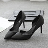 Black 7.5cm [I am half -size, it is recommended to take a small size in thin feet]
