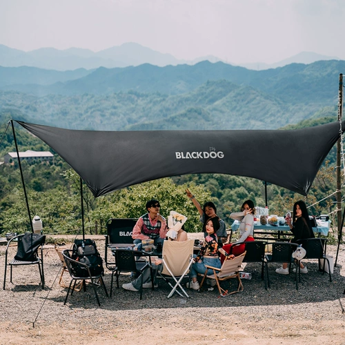 Blackdog Black Dog Vinyl Sky Screen Outdoor Camping Pater