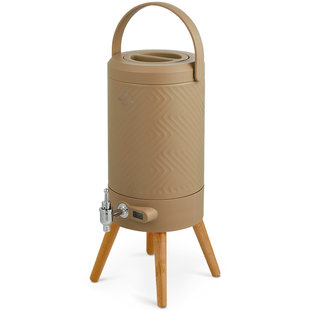 Природа нержавеющей стали теплый ведро портативный на открытом воздухе кемпинг ведро кемпинг пикник сохранение тепла чайник