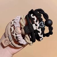 10 черно -белая веревка головы