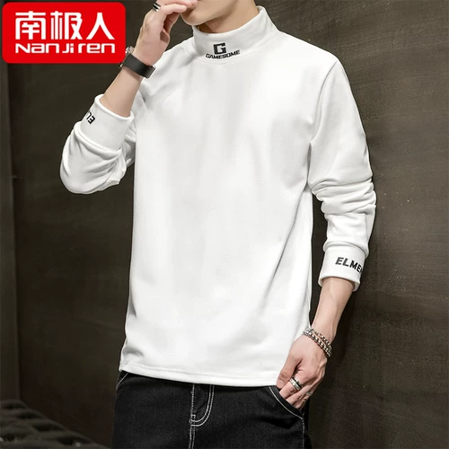 南极人 Мужская демисезонная толстовка, трендовая осенняя куртка для школьников, 2020, оверсайз, высокий воротник