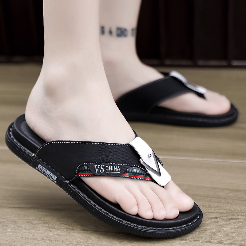 [USD 21.31] Flip Flops Men's Non-slip Waterproof Summer Men's Sandals ...