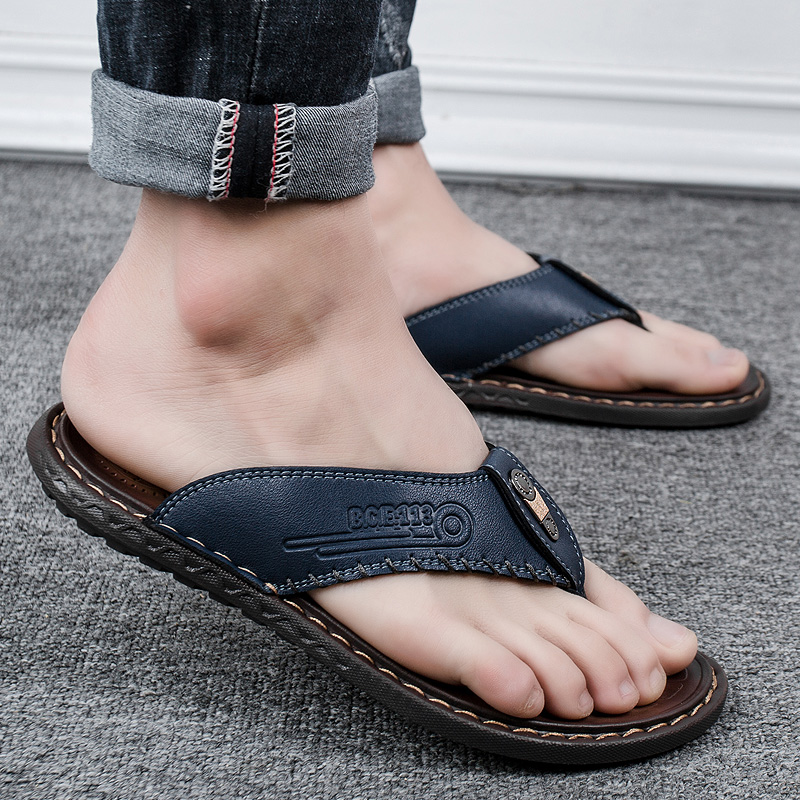 [USD 21.31] Flip Flops Men's Non-slip Waterproof Summer Men's Sandals ...