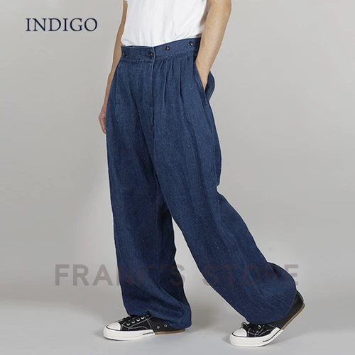 БРЮКИ NIGEL CABOURN VOLENDAM - ДЖИНСОВЫЙ ДЕНИМ Volendam, этнические брюки, повседневные брюки