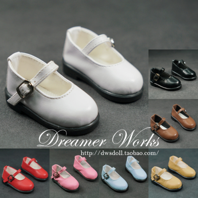 taobao agent Doll, universal cute footwear for leather shoes, scale 1:6, scale 1:4