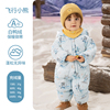 欧孕婴儿羽绒连体衣白鸭绒保暖秋冬装爬服