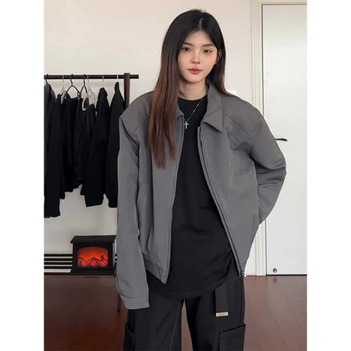 Наплечники, осенняя куртка, в американском стиле, изысканный стиль