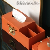 Lucky Cat кладет украшения на бумажные салфетки, простой современный легкий роскошный стиль элитного дома, гостиной, журнальный столик, бумажная коробка с дистанционным управлением