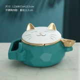 Lucky Cat кладет украшения на бумажные салфетки, простой современный легкий роскошный стиль элитного дома, гостиной, журнальный столик, бумажная коробка с дистанционным управлением