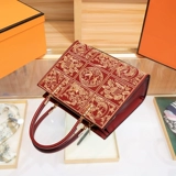 Красная сумка через плечо для невесты, вместительная и большая барсетка, китайский стиль, с вышивкой, подарок на день рождения