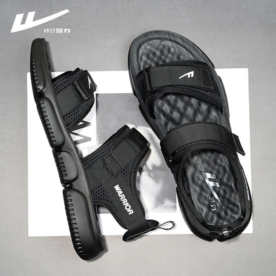 taobao agent Warrior, sandals, summer slide, slippers, sports beach footwear, 2022 collection, soft sole