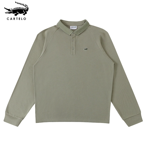 Демисезонная футболка polo, лонгслив, увеличенная толщина
