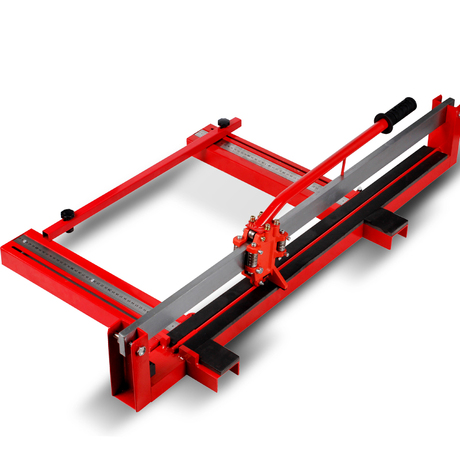 包邮工业级重型手推式瓷砖红外线800瓷砖玻璃切割机推刀槽钢单轨
