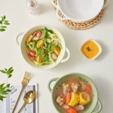 Imhouse Double-Lear Soup Bowl Домохозяйство Простая антикальдирующая керамическая миска с лапшой Nordic ins ins stylable Стоалка Большая миска с лапшой