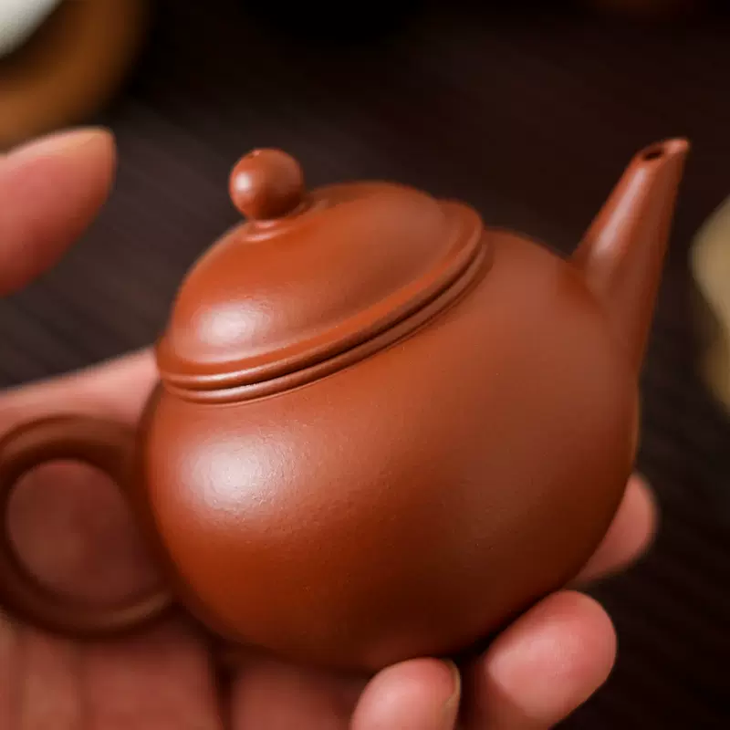 宜興紫砂茶壷 ５０ｃｃ、６０ｇ（底款「荊渓恵孟臣製」） 公式日本